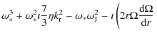 $\displaystyle \omega_*^3 + \omega_*^2 \imath \frac{7}{3} \eta k_{\rm r}^2 - \om...
...ga_{{\rm J}}^2
- \imath \left( 2r \Omega \frac{{\rm d}\Omega}{{\rm d}r} \right.$