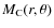 $M_{\rm C}(r,\theta)$
