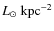 $L_{\odot}~{\rm kpc}^{-2}$
