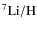 $\rm {{}^{7}Li/H}$