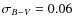 $\sigma_{B-V}=0.06$