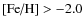 $\mbox{[Fe/H]}>{-2.0}$