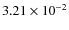 $3.21\times10^{-2}$