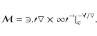 \begin{displaymath}\cal{M}=3.05\times10^{-7}f_{\rm c}^{-8/5}.
\end{displaymath}