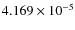 $4.169\times 10^{-5}$