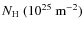 $N_{\rm H} ~ (10^{25}~{\rm m}^{-2})$