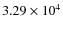 $3.29 \times 10^4$
