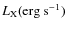 $L_{\rm X} (\textrm{erg\ s}^{-1})$