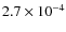 $2.7\times10^{-4}$