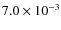 $7.0\times10^{-3}$