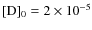 $\rm [D]_0= 2\times 10^{-5}$