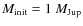 $M_{\rm init}= 1~M_{\rm {Jup}}$