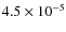 $4.5\times10^{-5}$