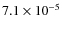 $7.1\times10^{-5}$