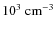 $10^3~\rm cm^{-3}$