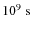 $10^9~\rm s$