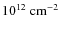 $\rm 10^{12}~cm^{-2}$