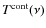 $T^{\rm cont}(\nu)$