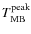 $T_{\rm MB}^{\rm peak}$