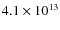 $4.1 \times10^{13}$