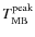 $T_{\rm MB}^{\rm peak}$