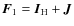 $\vec{F}_1=\vec{I}_{\rm H}+\vec{J}$