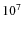 \ensuremath{{\rm 10^{7}}}