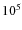 \ensuremath{{\rm 10^{5}}}