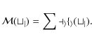 \begin{displaymath}\cal{M}(t_j)=\sum a_i f_i(t_j) .
\end{displaymath}