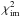 $\chi^{2}_{\rm im}$