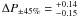 $\Delta P_{\pm45\%} ={}^{+0.14}_{-0.15}$