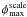 $\phi^{\rm scale}_{\rm max}$