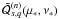 \appendix \setcounter{section}{2} $\tilde{\cQ}^{(n)}_{s,q}(\tmu,\tnu)$