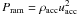 $P_{\rm ram}=\rho_{\rm acc} u_{\rm acc}^2$