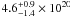 $4.6^{+0.9}_{-1.4}\times10^{20}$