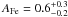 $A_{\rm Fe}=0.6^{+0.3}_{-0.2}$