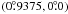 $(0\fdg9375,0\fdg0)$