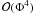 $\mathcal O (\Phi ^4)$