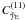 $C^{(11)}_{\tilde\gamma_{\mr E}}$