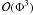 ${\mathcal O}(\Phi^3)$