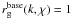 $r_{\rm g}^{\rm base}(k,\chi)=1$