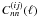 $C^{(ij)}_{n n}(\ell)$