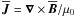 $\meanJJ=\nab\times\meanBB/\mu_0$