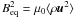 $\Beq^2=\mu_0\bra{\rho\uu^2}$