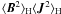$\bra{\BB^2}_{\rm H}\bra{\JJ^2}_{\rm H}$
