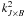 $k^2_{J\times B}$