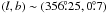 $(l,b)\sim(356\fdg25, 0\fdg7)$