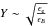 Mathematical equation: $Y \sim \sqrt{\frac{\epsilon_{\rm e}}{\epsilon_B}}$