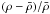 $(\rho-\bar{\rho})/\bar{\rho}$