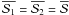 Mathematical equation: \appendix \setcounter{section}{1} $\overline{\mathcal{S}_1} = \overline{\mathcal{S}_2} = \overline{\mathcal{S}}$